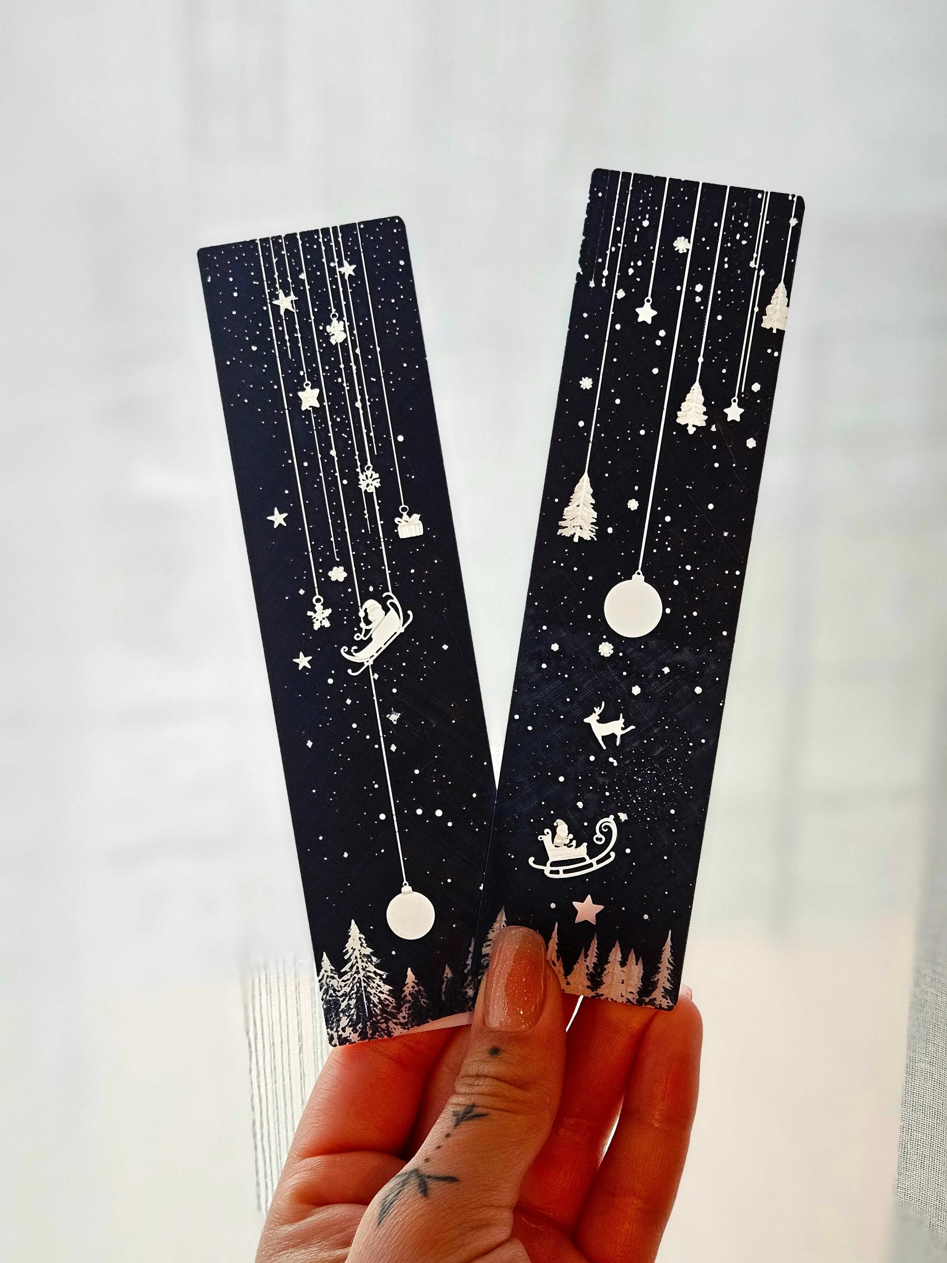 WINTER NIGHT BOOKMARK SET – HOLIDAY GIFT FOR READERS - Fandom Forged