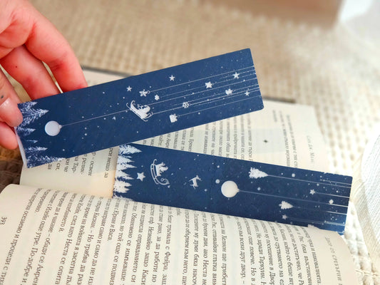 WINTER NIGHT BOOKMARK SET – HOLIDAY GIFT FOR READERS - Fandom Forged