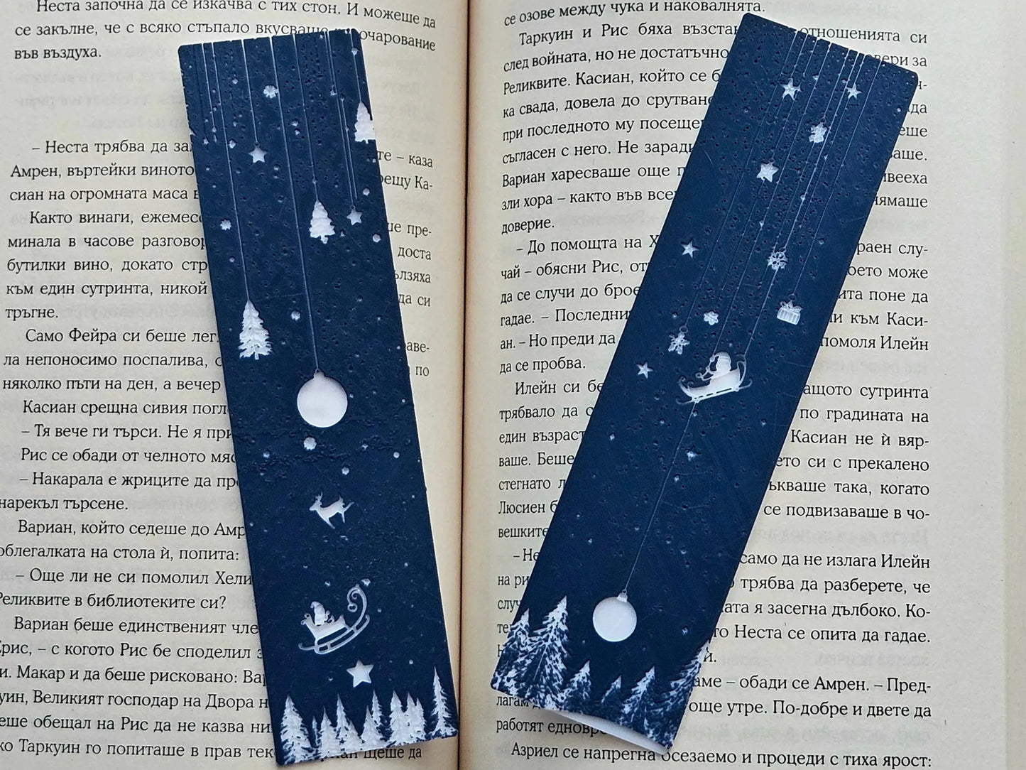 WINTER NIGHT BOOKMARK SET – HOLIDAY GIFT FOR READERS - Fandom Forged