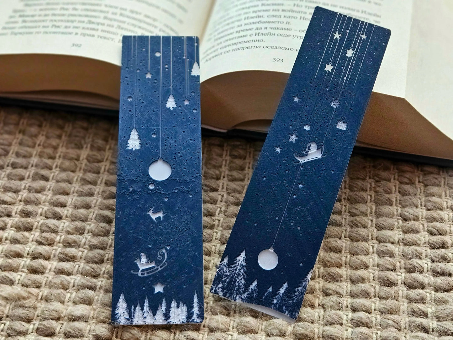 WINTER NIGHT BOOKMARK SET – HOLIDAY GIFT FOR READERS - Fandom Forged
