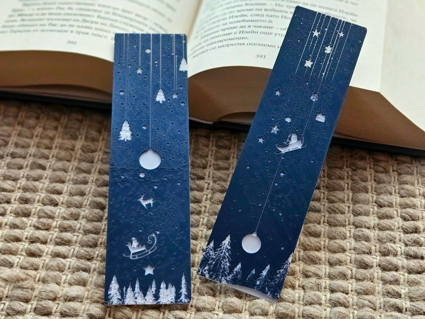 WINTER NIGHT BOOKMARK SET – HOLIDAY GIFT FOR READERS - Fandom Forged