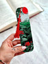 MOUNTAIN BLOSSOM BOOKMARK WITH RED TASSEL – BOTANICAL GIFT FOR READERS - Fandom Forged