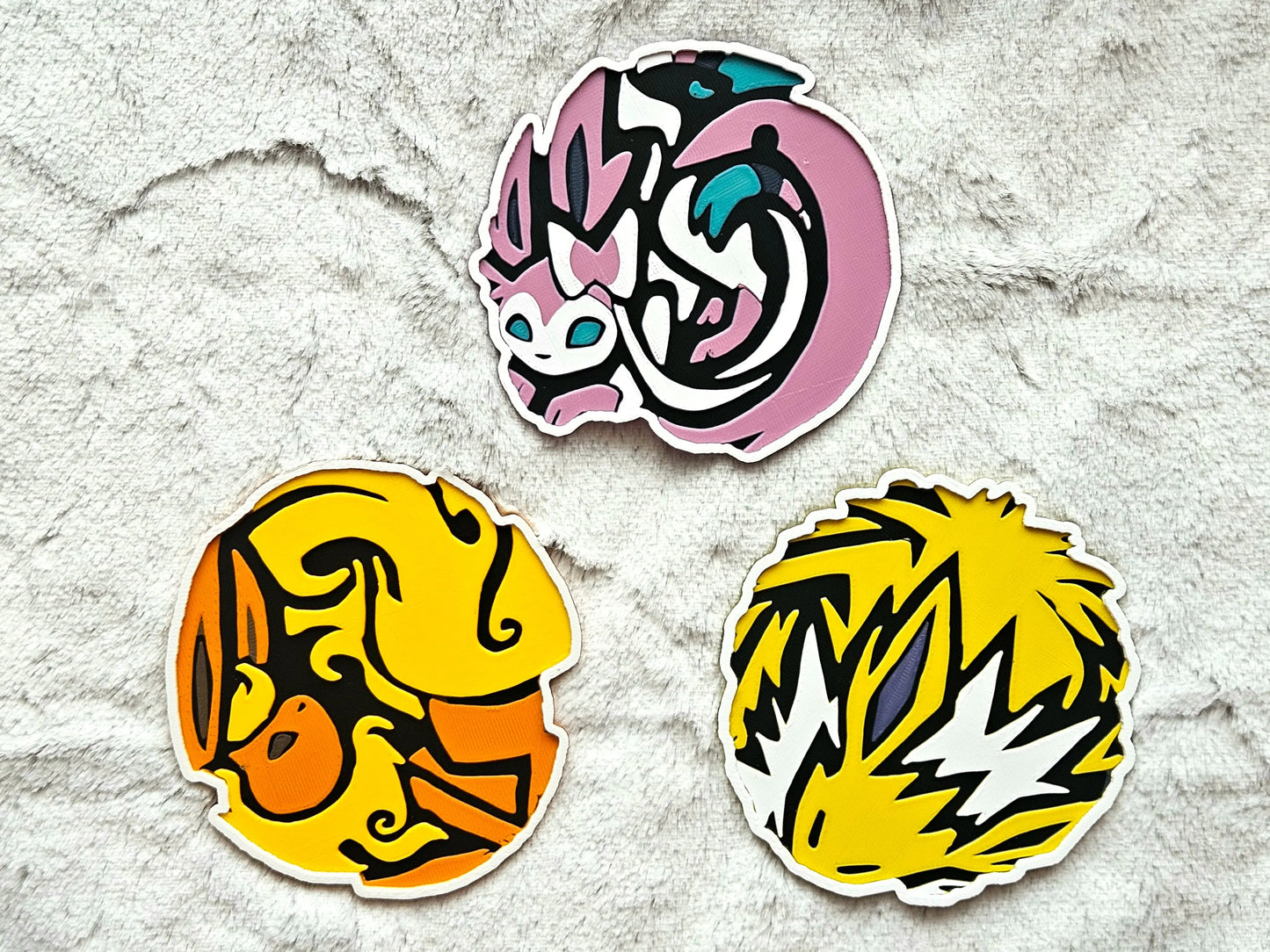 FLAREON, SYLVEON & JOLTEON COASTER SET –  POKÉMON FANDOM HOME ACCENTS - Fandom Forged