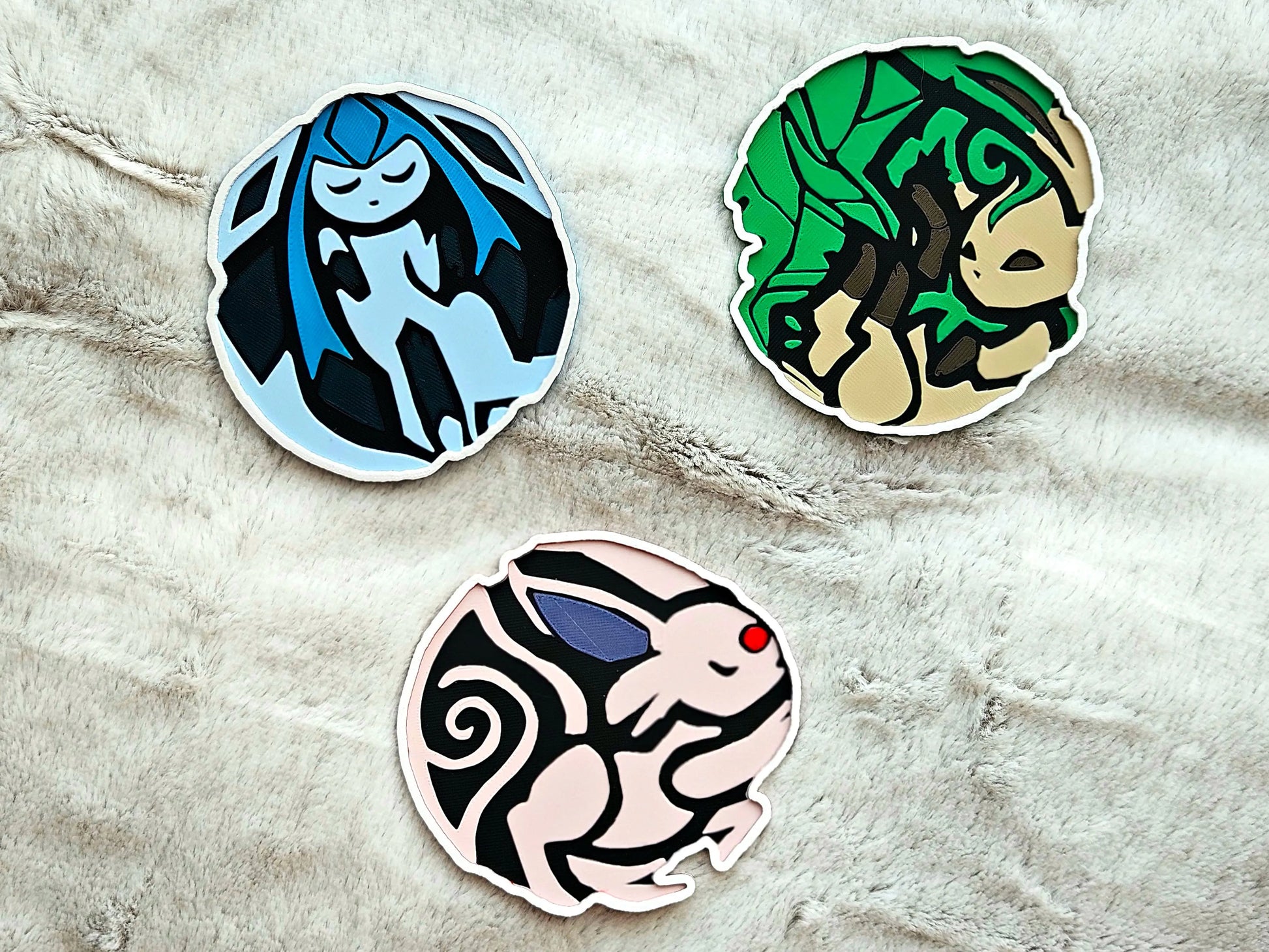LEAFEON, GLACEON & ESPEON COASTER SET – POKÉMON FANDOM HOME ACCENTS - Fandom Forged