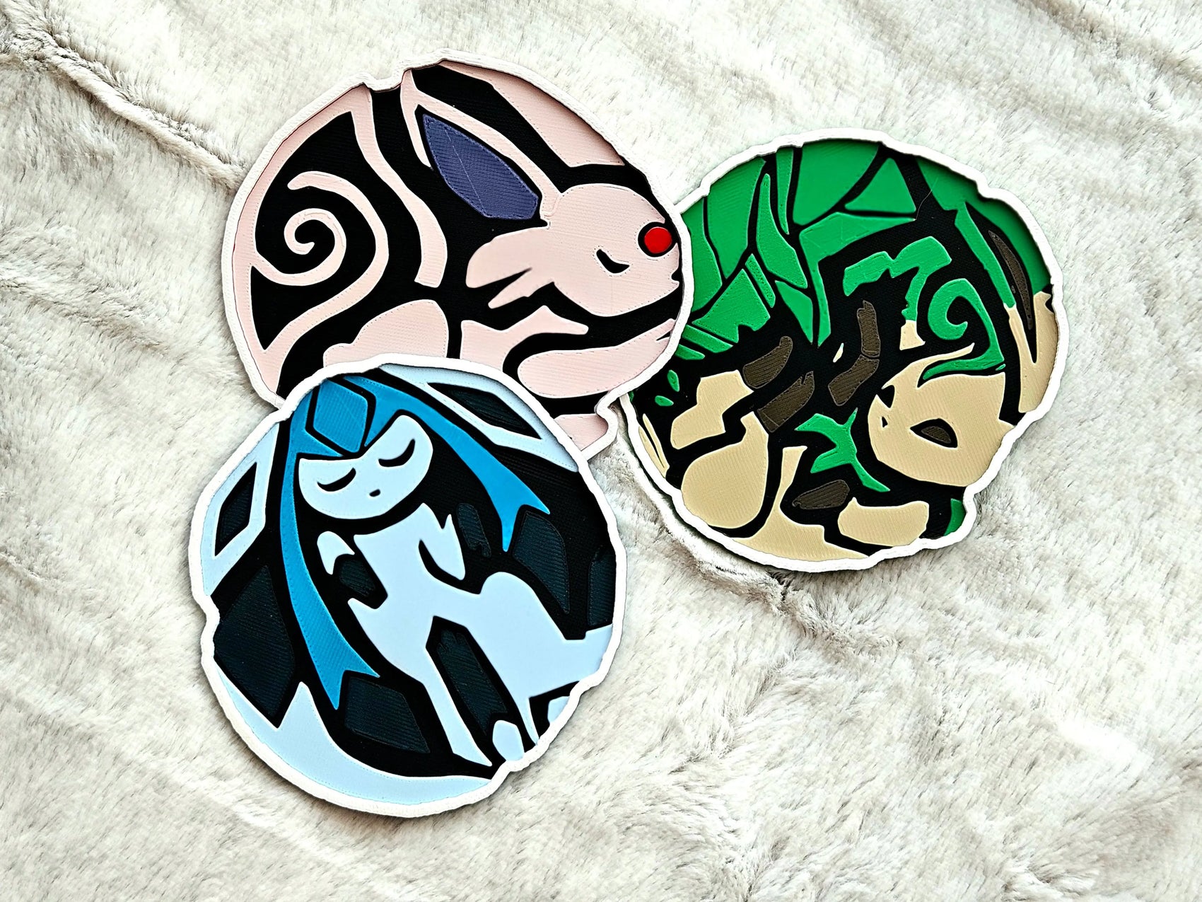 LEAFEON, GLACEON & ESPEON COASTER SET – POKÉMON FANDOM HOME ACCENTS - Fandom Forged