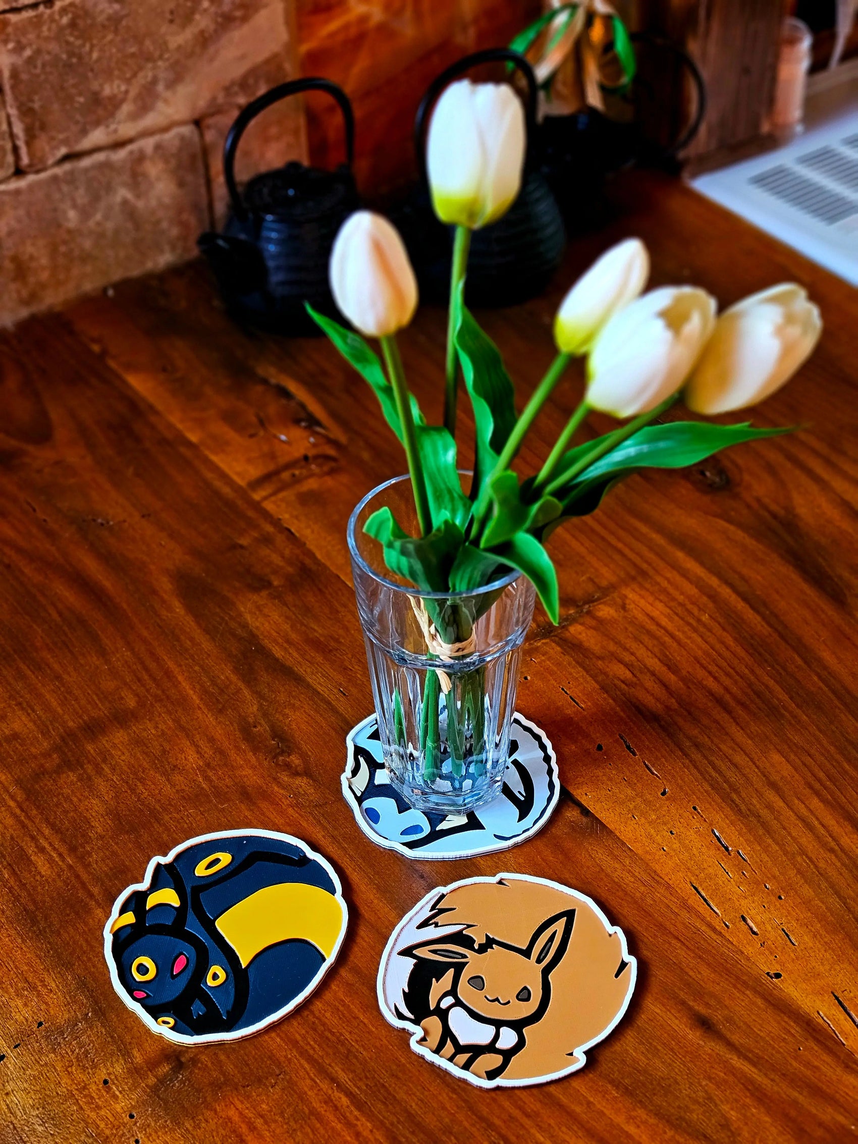 UMBREON, VAPOREON & EEVEE COASTER SET – FANDOM HOME ACCESSORY - Fandom Forged