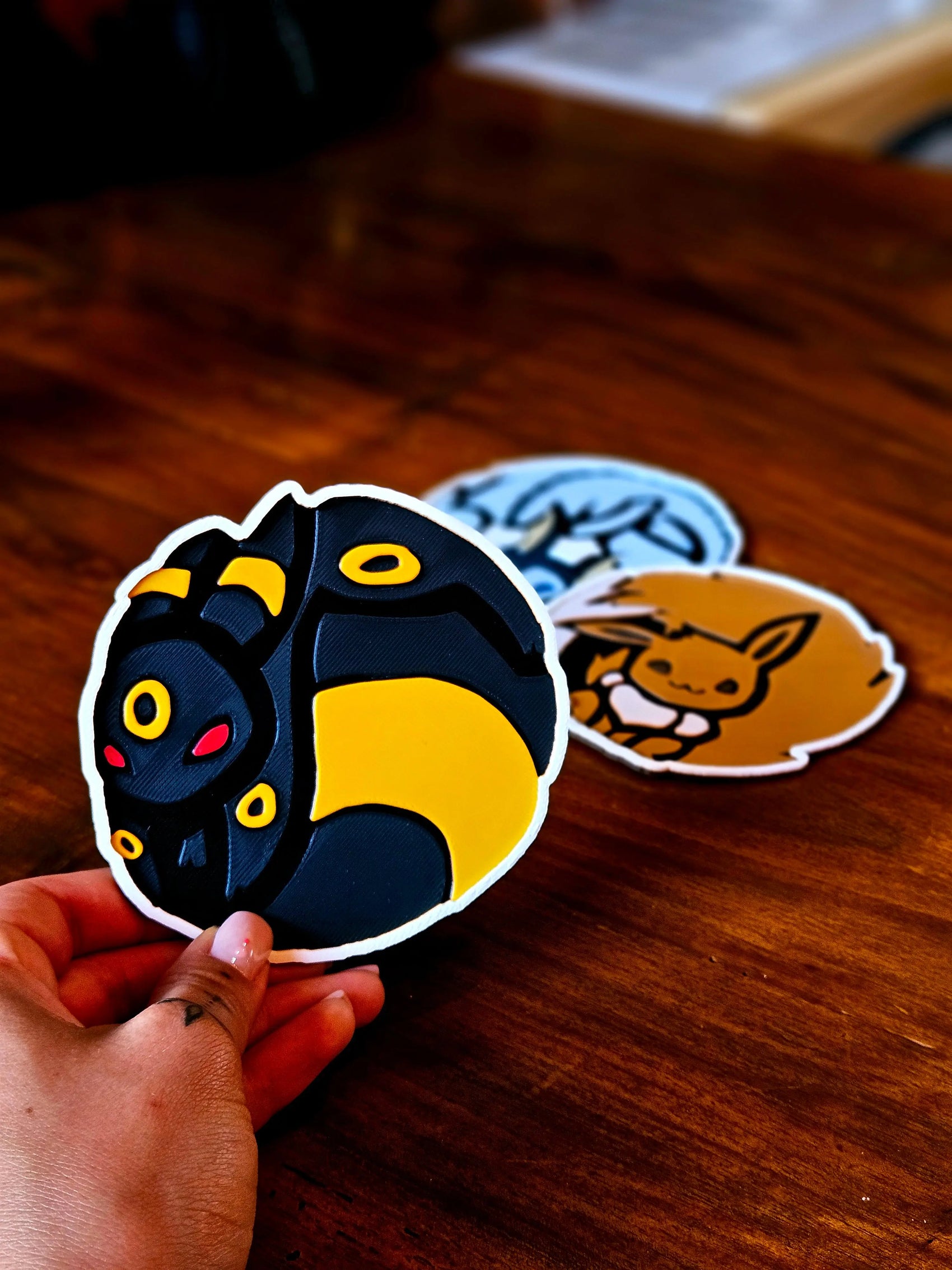 UMBREON, VAPOREON & EEVEE COASTER SET – FANDOM HOME ACCESSORY - Fandom Forged