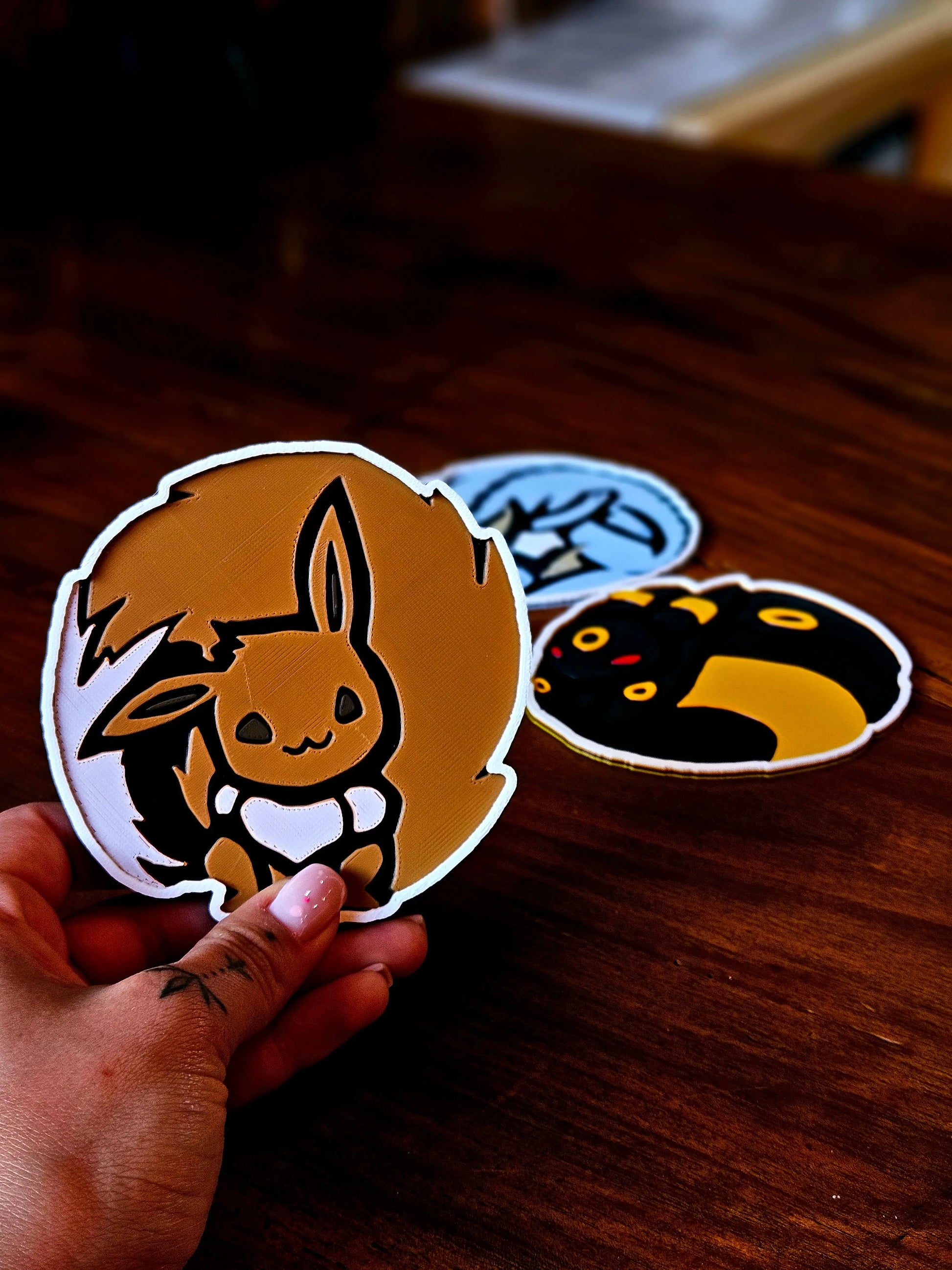 UMBREON, VAPOREON & EEVEE COASTER SET – FANDOM HOME ACCESSORY - Fandom Forged