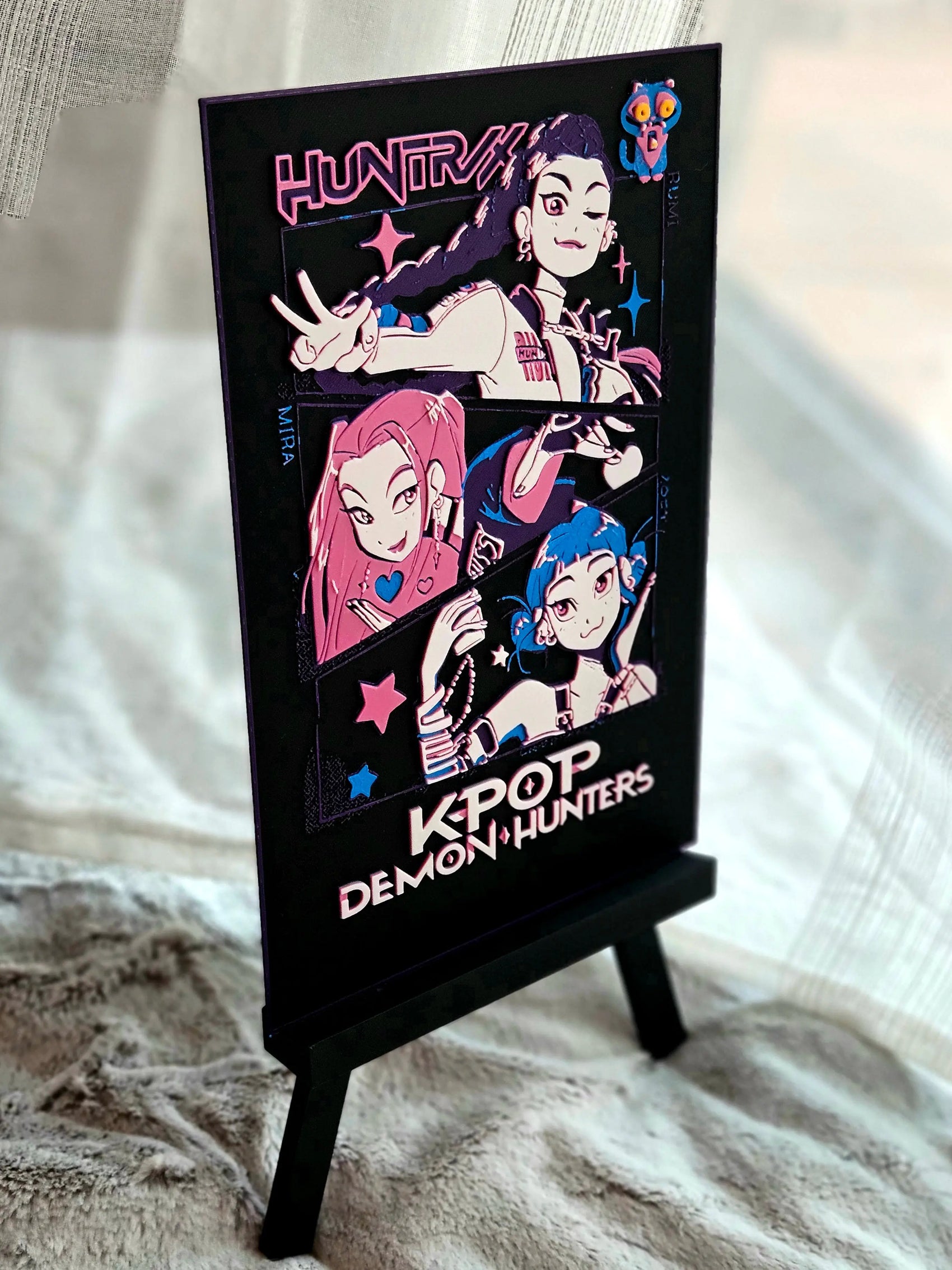 KPOP DEMON HUNTERS WALL ART – LIMITED EDITION FANDOM PRINT FOR COLLECTORS - Fandom Forged