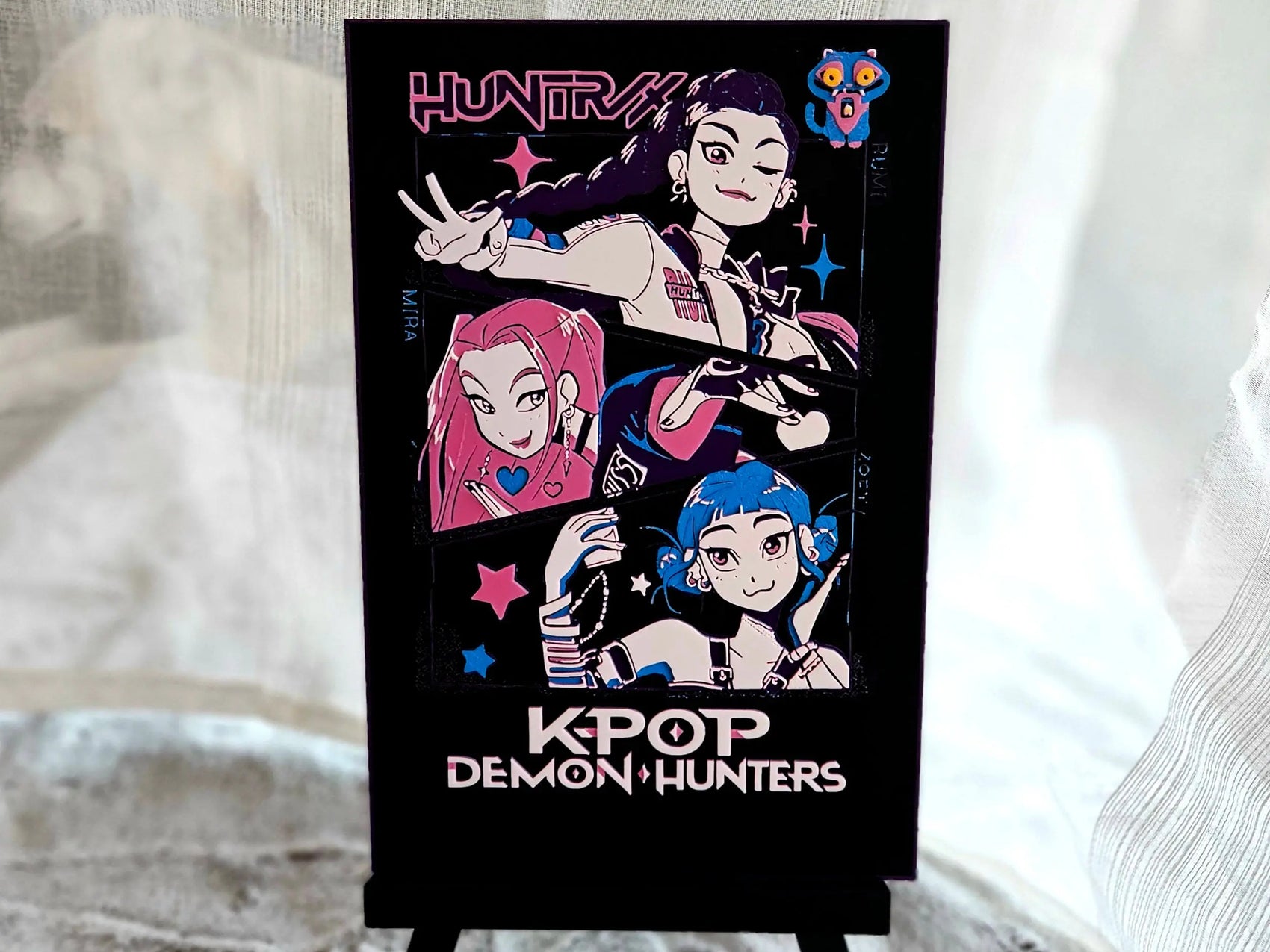 KPOP DEMON HUNTERS WALL ART – LIMITED EDITION FANDOM PRINT FOR COLLECTORS - Fandom Forged