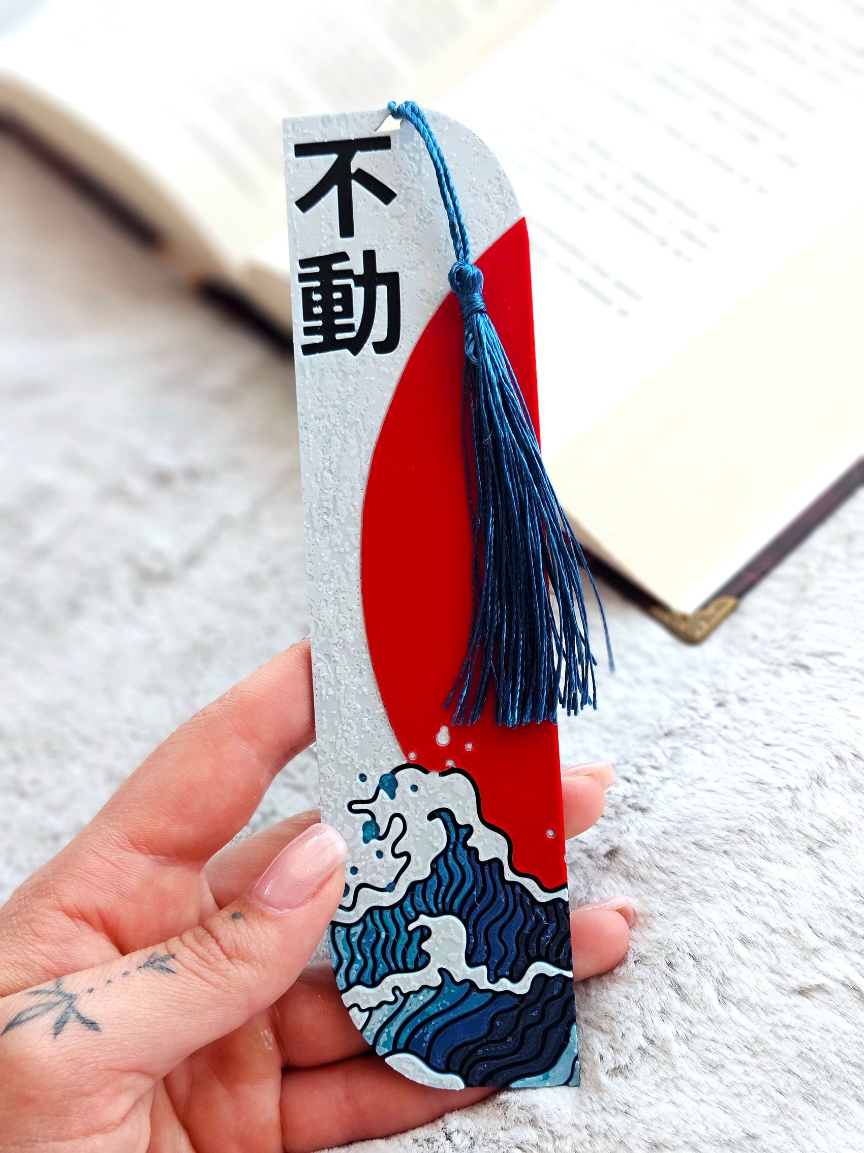 Rising Sun & Waves Bookmark