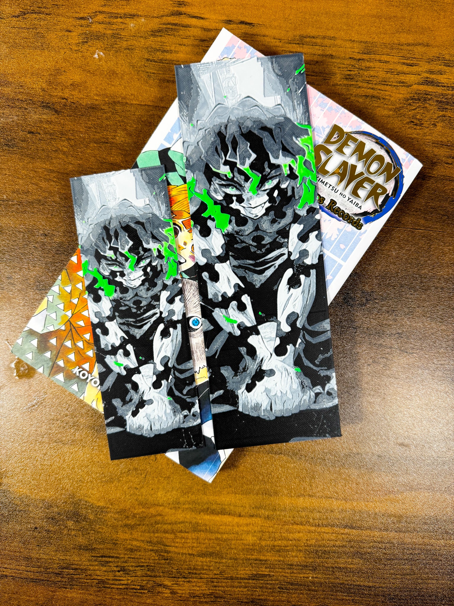 3D-printed Demon Slayer anime bookmark by Fandom Forged