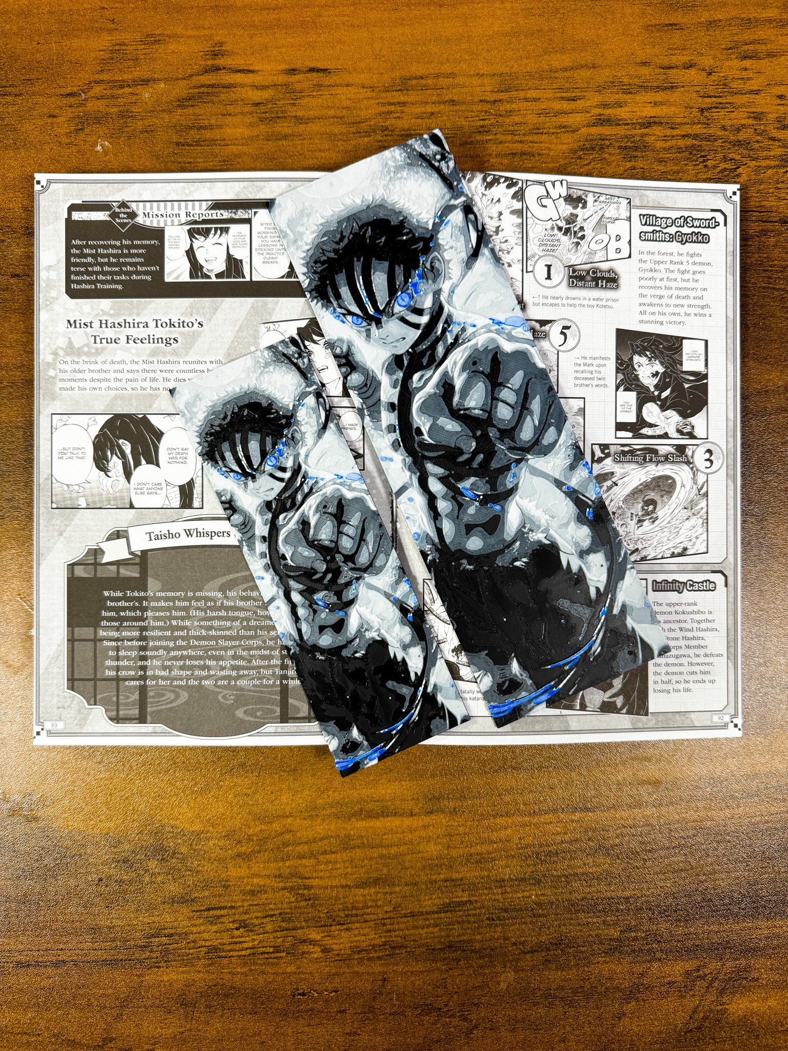 Upper Rank Demon Slayer Bookmark Set – Akaza, Daki & Gyutaro